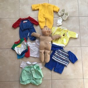 Vintage Cabbage Patch Doll with Clothes